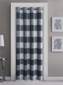 1 Miếng Dày lên Dệt hoa Kẻ sọc Sắt Nhẫn Rèm Cửa - Nhiều màu - Xem 1