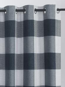 1 Miếng Dày lên Dệt hoa Kẻ sọc Sắt Nhẫn Rèm Cửa - Nhiều màu - Xem 2