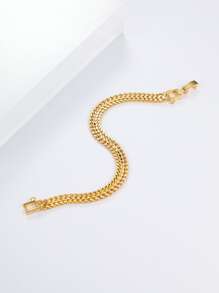 Vòng tay mắt xích tối giản - Vàng - Xem 3