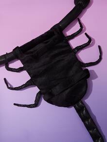 1pc Scorpion Design Pet Costume Halloween Halloween Costumes - Black - View 5