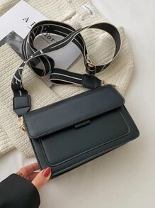 Leichte, Business-Casual-Mini-Mini-Mini-Tasche mit Klappe, quadratisch, für Teenager, Mädchen, Frauen, Studenten, Anfänger und Angestellte, perfekt für Büro, Hochschule, Arbeit, Geschäft, Pendeln, Outdoor, Reisen, Ausflüge