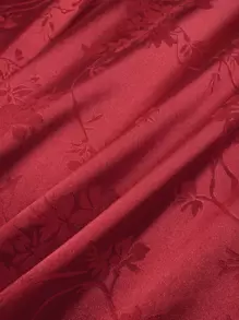 Manfinity Homme 男士花卉圖案提花襯衫