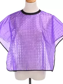 1入組紫色發製品烤油染燙髮披肩布