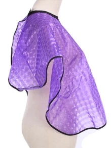 1入組紫色發製品烤油染燙髮披肩布