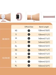 尼龙表带与 Apple Watch 兼容，可作为返校学生的礼物 - 粉色 - 查看 3