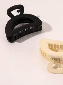 2入組素色髮爪 - 彩色 - 查看 2