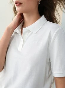 MOTF PREMIUM RELAXED FIT POLO TOP - White - View 8