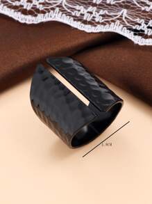 Vòng bít thiết kế hình học - màu đen - Xem 3