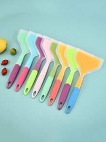 1入組矽膠廚具炊具鍋鏟牛肉肉雞蛋廚房刮刀寬比薩餅烹飪工具鏟不粘鍋鏟 - 彩色 - 查看 7
