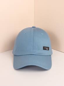 1pc Unisex Simple Style Leather Patch Y2k Fashion Baseball Cap Suitable For Daily And Outdoor Wear Casual - View 2