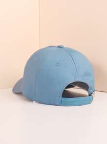 1pc Unisex Simple Style Leather Patch Y2k Fashion Baseball Cap Suitable For Daily And Outdoor Wear Casual - View 3