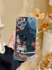 宇航員圖案手機殼 - 彩色 - 查看 1