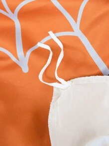 Halloween Spider Pattern Duvet Cover Set Without Filler - Multicolor - View 4