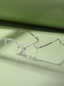 Clear Frame Women's Fashionable Design Glasses - Clear - View 1
