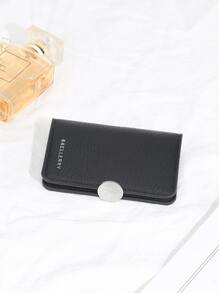 Baellerry 男士荔枝紋印字圖案信用卡夾輕便攜帶身份證信用卡白領工作者男士度假周年慶生日禮物配件禮品