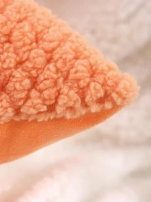 1入組素色靠墊套不附帶墊芯 - 橘色 - 查看 2