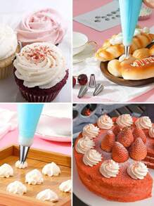 22 piezas Set boquilla de tubería - Azul - Ver 5