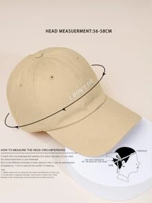 字母刺繡棒球帽