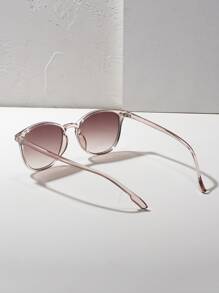 1 chiếc kính thời trang đính đá lấp lánh dành cho nữ, phụ kiện đi biển, kính râm cho kỳ nghỉ hè ở bãi biển, hoạt động ngoài trời, du lịch. - màu nâu - Xem 2