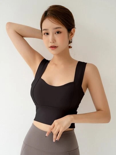 DAZY 素色高度支撐運動型胸罩