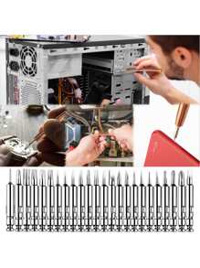 25入組碳素鋼螺絲刀工具 - 彩色 - 查看 7