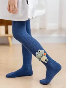 小女童卡通青蛙裝飾褲襪