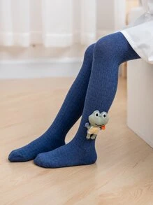 小女童卡通青蛙裝飾褲襪