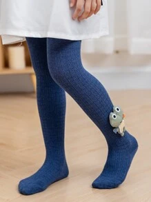 小女童卡通青蛙裝飾褲襪