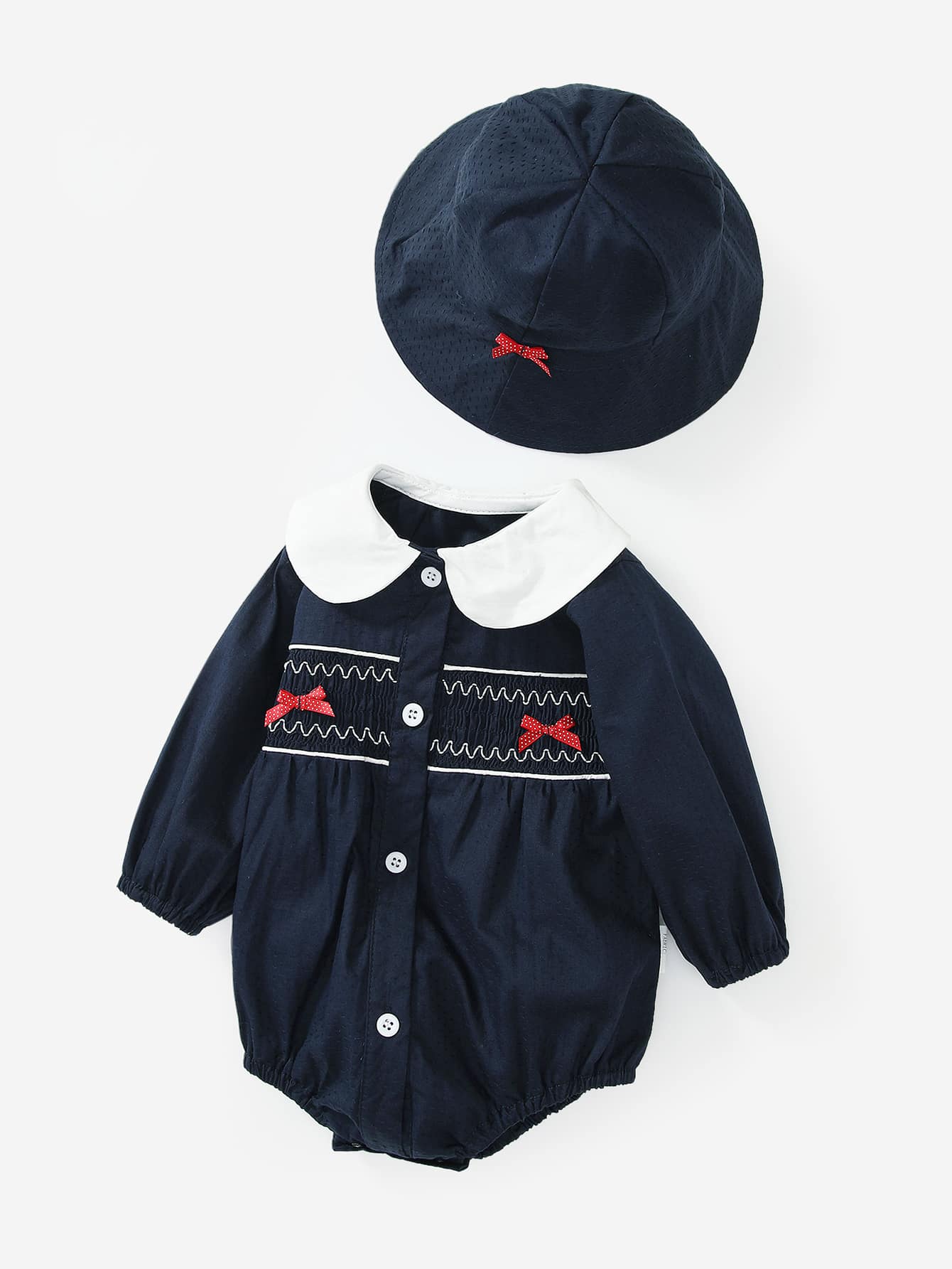 Baby Girl Long Sleeve  Clothes Set With Korean Style Ha Yi And Chic Long Length Design, Bodysuit