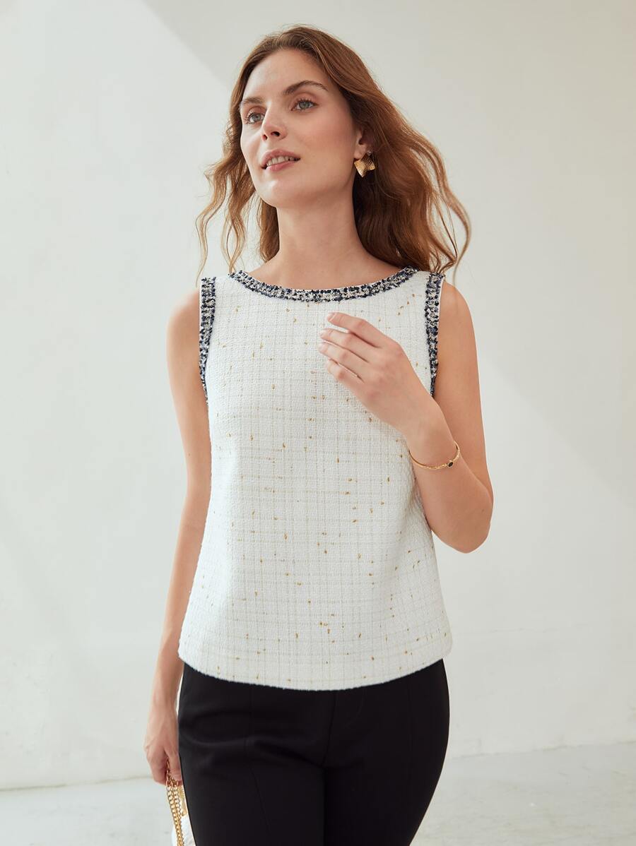 MOTF PREMIUM TWEED TANK TOP