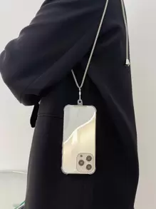 Mirror Phone Case With Strap - Multicolor - View 1