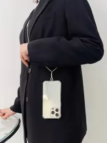 Mirror Phone Case With Strap - Multicolor - View 2