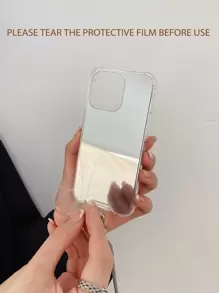 Mirror Phone Case With Strap - Multicolor - View 4