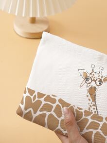 Giraffe Print Makeup Bag - Multicolor - View 2