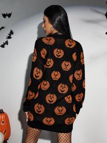 SHEIN ICON Nữ Cardigans Túi Lễ Các Thánh Giải trí - màu đen - Xem 4