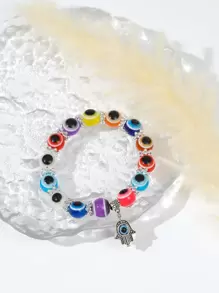 1 Pieza Pulsera De Ojo Turco En Color - Multicolor - Ver 1