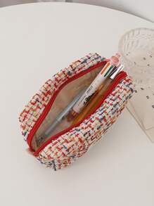 1pc Flower Design Pencil Case - Multicolor - View 2