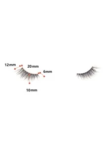 Himirell 7pairs/Set Cat Eye Crossed Transparent Stem Short Natural False Eyelashes Must-Have For Daily Makeup Strip Lashes, Lashes, Eyelashes, Fake Lashes - Black - View 4