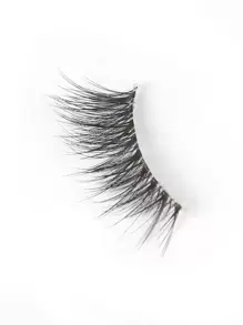 Himirell 7pairs/Set Cat Eye Crossed Transparent Stem Short Natural False Eyelashes Must-Have For Daily Makeup Strip Lashes, Lashes, Eyelashes, Fake Lashes - Black - View 6