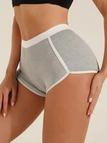 Bragas unido en contraste - Gris Claro - Ver 5