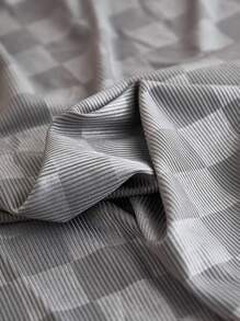 1入組格紋圖案沙發墊套帶1入組隨機枕套不附帶枕芯 - 彩色 - 查看 4