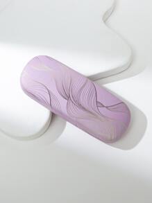 Hộp đựng kính hoa văn đồ họa - Bụi tím - Xem 1