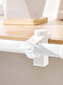 2 piezas Ganchos de abrazadera ajustables para varilla colgante, decoraciones, decoración de otoño, decoración festiva, decoración de habitación, decoración del hogar, decoración de otoño, decoración de dormitorio