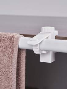 2 piezas Ganchos de abrazadera ajustables para varilla colgante, decoraciones, decoración de otoño, decoración festiva, decoración de habitación, decoración del hogar, decoración de otoño, decoración de dormitorio