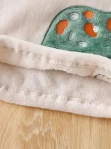 Bebé niño Pullover con bordado de dinosaurio de manga raglán con pantalones - Multicolor - Ver 4