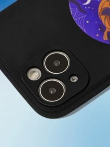 ROMWE X The Smurfs Cartoon Graphic Phone Case - Multicolor - View 2