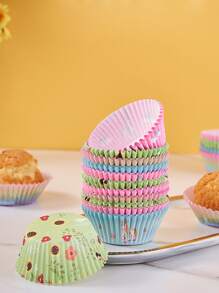 100 cái Khuôn mẫu Kỳ Lân Ngẫu nhiên Khuôn bánh Cupcake - Nhiều màu - Xem 6