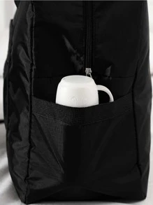 WHICHLIFE 1 Gói Trang Trí Miếng Dán Túi Du Lịch Có Thể Gập Lại, Túi Đựng Quần Áo Du Lịch Lớn - màu đen - Xem 4