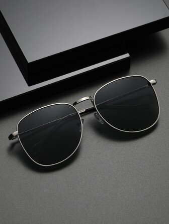 Men Metal Frame Fashion Glasses Elegant Shades Accessories Beach Accessories Glasses Shades Looks Street Style And Suit For Sweater Jacket Sweatshirt Hoodie Leather Pants And Cargo Pants For Summer Beach Vacation,Outdoor,Travel