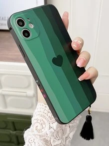 条纹流苏手机壳，兼容 15/15 Plus/15 Pro/15 Pro Max - 彩色 - 查看 2